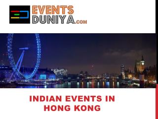 Indian Events in Hong Kong