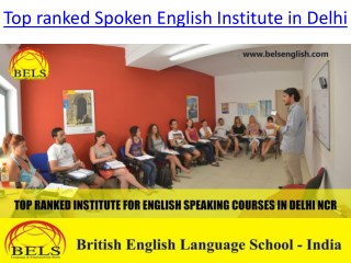 Top ranked Spoken English Institute in Delhi