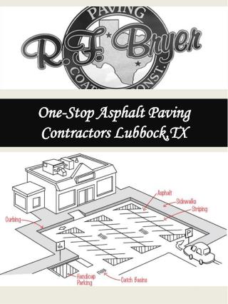 One-Stop Asphalt Paving Contractors Lubbock,TX
