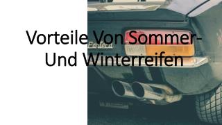 Vorteile Von Sommer- Und Winterreifen