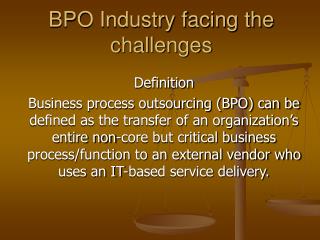 BPO Industry facing the challenges