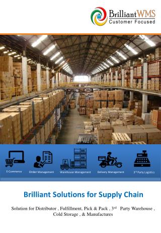 Brilliant Warehouse Management System Software