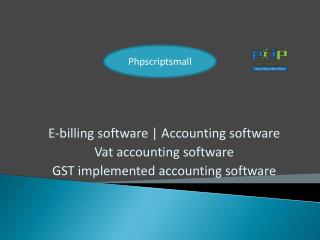 GST implemented accounting software | Vat accounting software