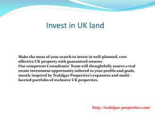 Invest in UK Land