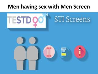 Men having sex with Men Screen