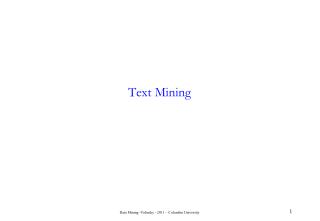 Text Mining