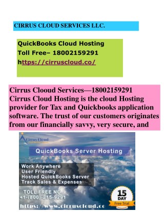 QuickBooks Hosting Providers in the Cloud Hosting Services|QuickBooks Cloud Hosting Services |QuickBooks 18002159291