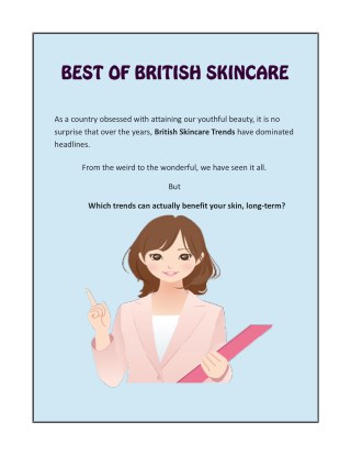 Best British Skincare