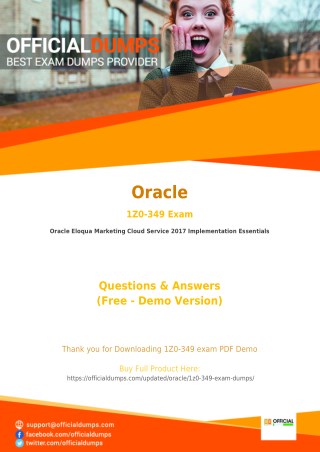 1Z0-349 Exam Questions - Are you Ready to Take Actual Oracle 1Z0-349 Exam?