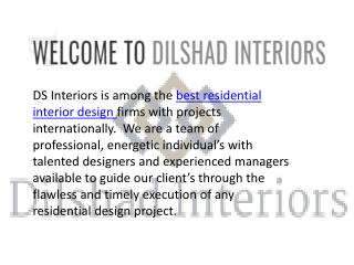 Best Interior Designer in Mumbai | Residential Interior Designer