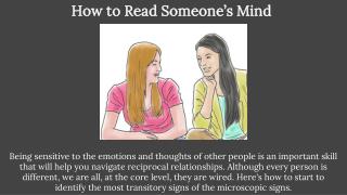 How to Read Someoneâ€™s Mind | Newsifier