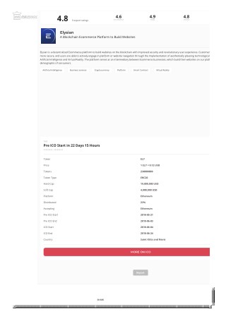 Elysian A Blockchain Ecommerce Platform to Build Websites