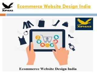 Ecommerce Website Design India