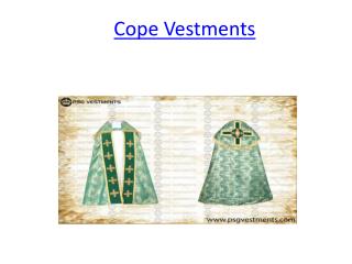 Cope Vestments -PSG Vestments