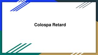 Colospa retard