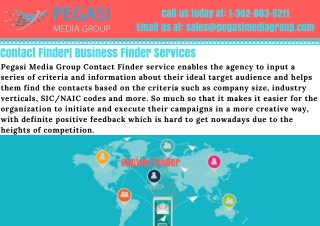 Contact Finder| Business Finder Services in USA/UK/CANADA