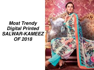 Printed Salwar Kameez 2018