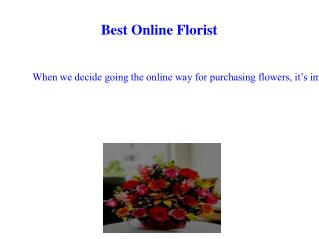Best Online Florist