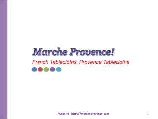 French and Provence Tablecloths