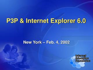 P3P &amp; Internet Explorer 6.0