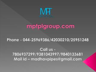 Ms pipe Dealers in chennai