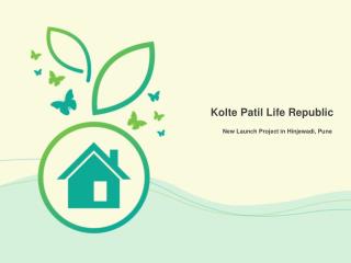 Pre Launch Project in Hinjewadi Pune - Kolta Palti Life Republic Brochure