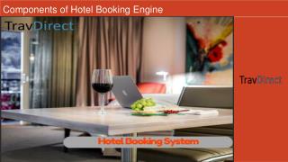 Components of Hotel Booking Engine