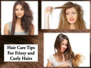 Hair Care Tips For Frizzy and Curly Hairs