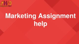 Marketing assignment help