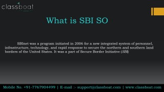 Best sbi so classes in Mumbai