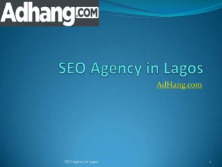 Search Engine Optimization Company In Nigeria