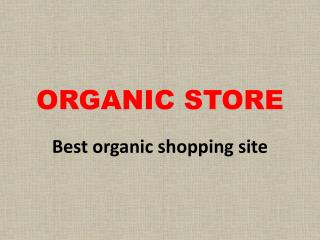 organic shop