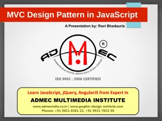 Mvc design pattern in javascript pdf