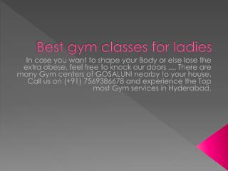 gym centers in hyderabad| gym centers in madhapur | gosaluni