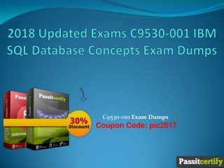 2018 Updated Exams C9530-001 IBM SQL Database Concepts Exam Dumps