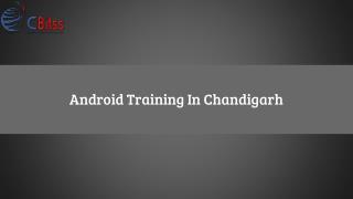 Android Training In Chandigarh