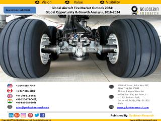 Global Aircraft Tire Market Outlook 2024: Global Opportunity & Growth Analysis, 2016-2024