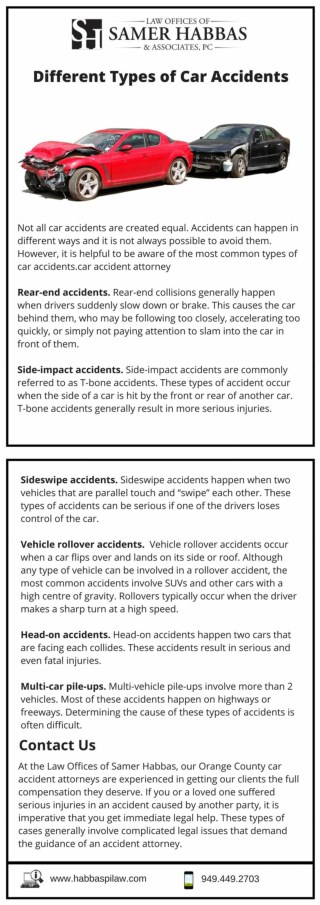 Common Types of Car Accidents