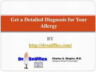 Get a Detailed Diagnosis for Your Allergy
