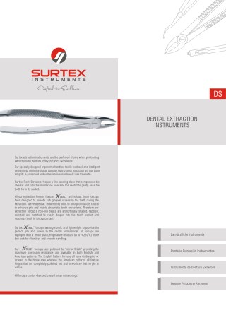 DENTAL EXTRACTION INSTRUMENTS