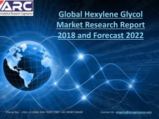 Hexylene Glycol Market: Drivers, Revenue, Application Industry Demand Analysis 2022