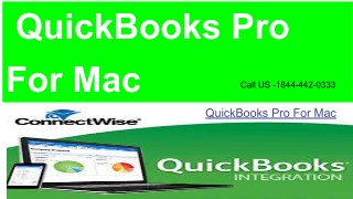 Contact QuickBooks Pro For Mac Support