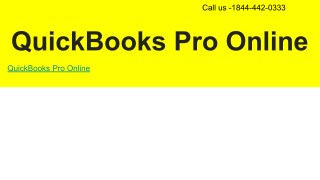 Contact QuickBooks Pro Training