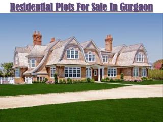 Land & Plots For Sale In Gurgaon