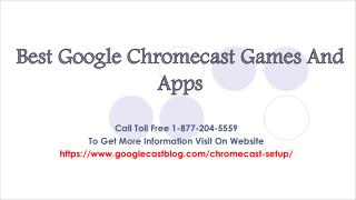 Best Google Chromecast Games And Apps