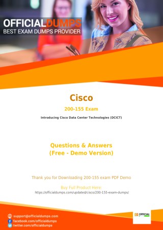 200-155 Exam Dumps - Try These Actual Cisco 200-155 Exam Questions 2018 | PDF