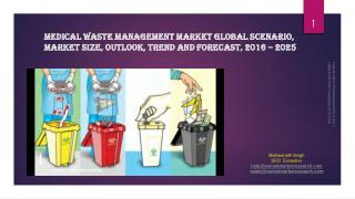 Medical Waste Management Market Global Scenario, Market Size, Outlook, Trend and Forecast, 2016 â€“ 2025