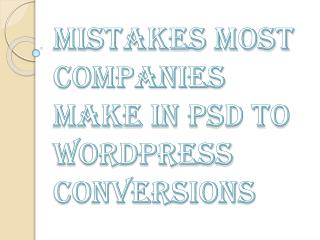 Quality Control Process of PSD to WordPress Conversion
