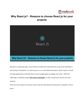 react presentations