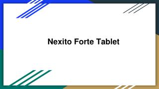 Nexito forte tablet